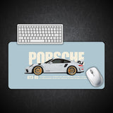 Porsche GT3 RS Turbo Drift Gaming Desk Mat