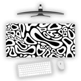 Liquid Flow Abstract Gaming Desk Mat