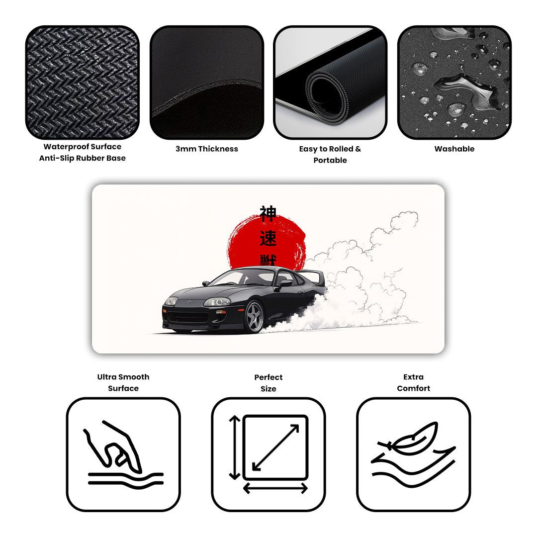 Supra Drift Beast Gaming Desk Mat