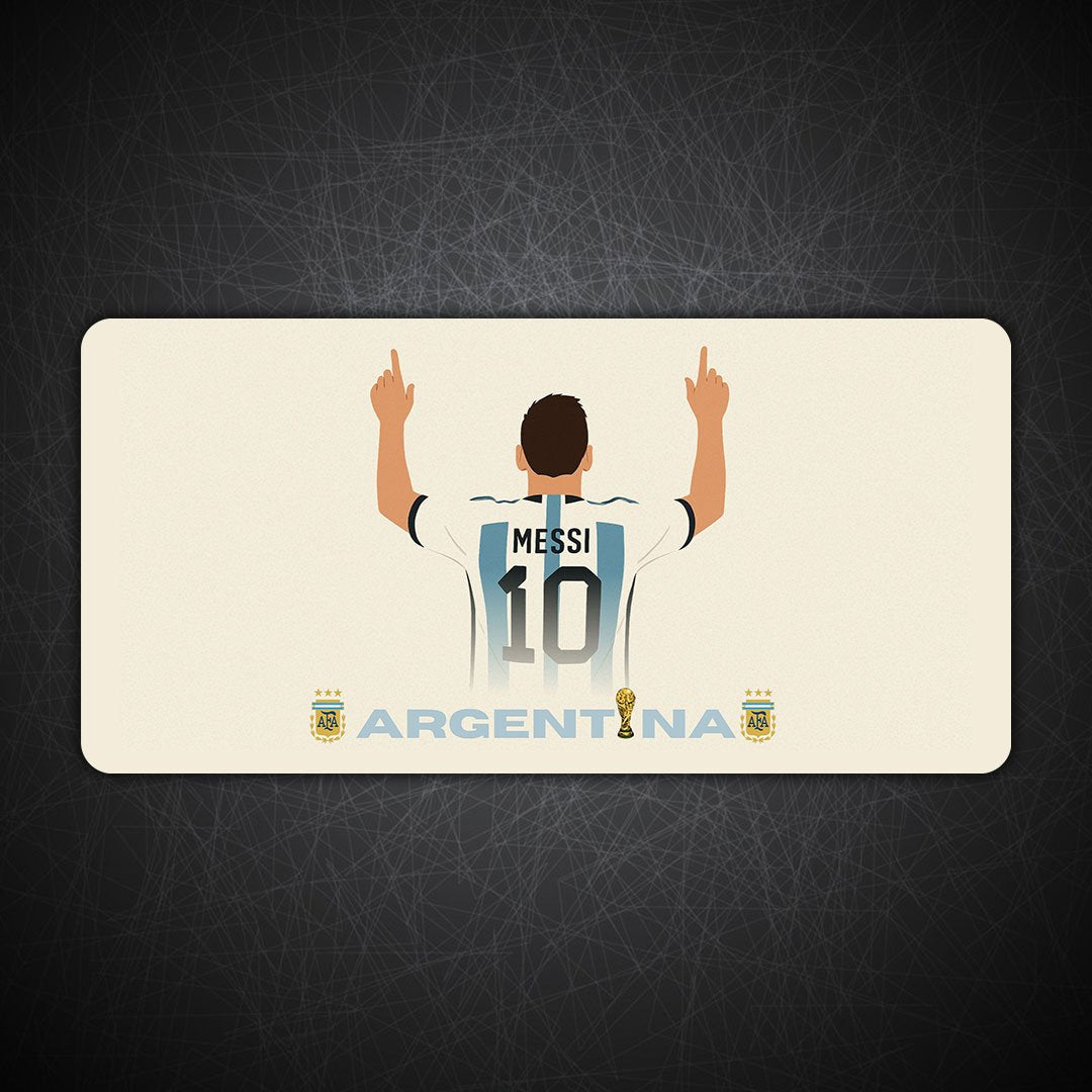 Argentina Messi Gaming Desk Mat
