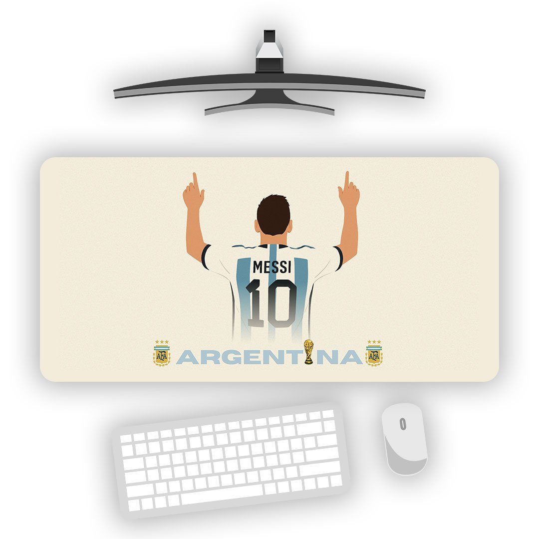 Argentina Messi Gaming Desk Mat