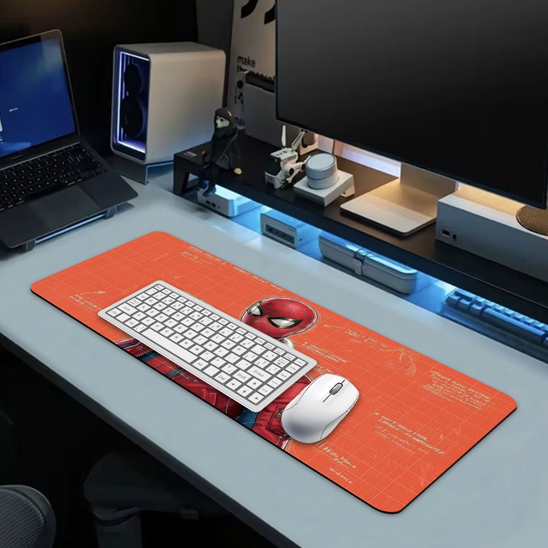 Spider Man Blueprint Gaming Desk Mat