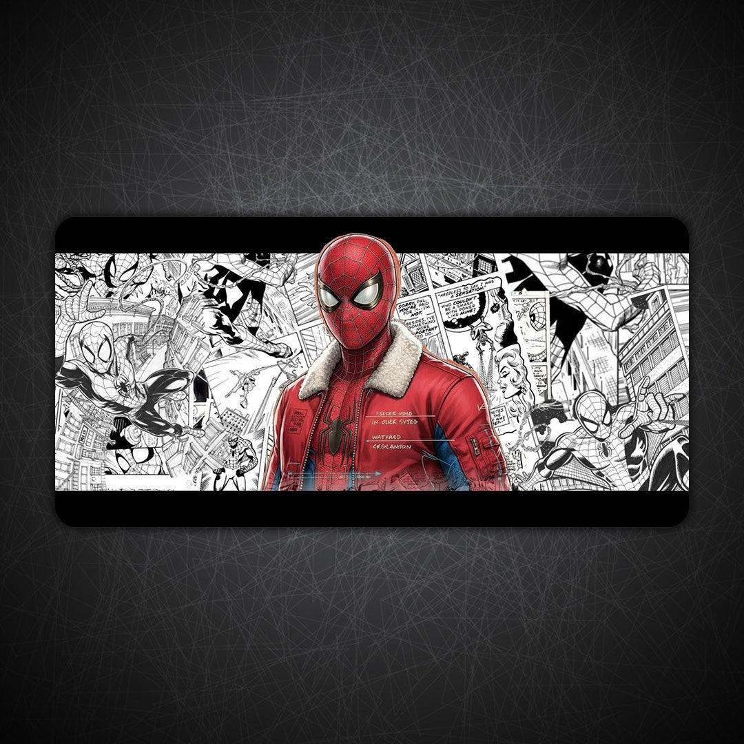 Spider Man Comic Strip Gaming Desk Mat