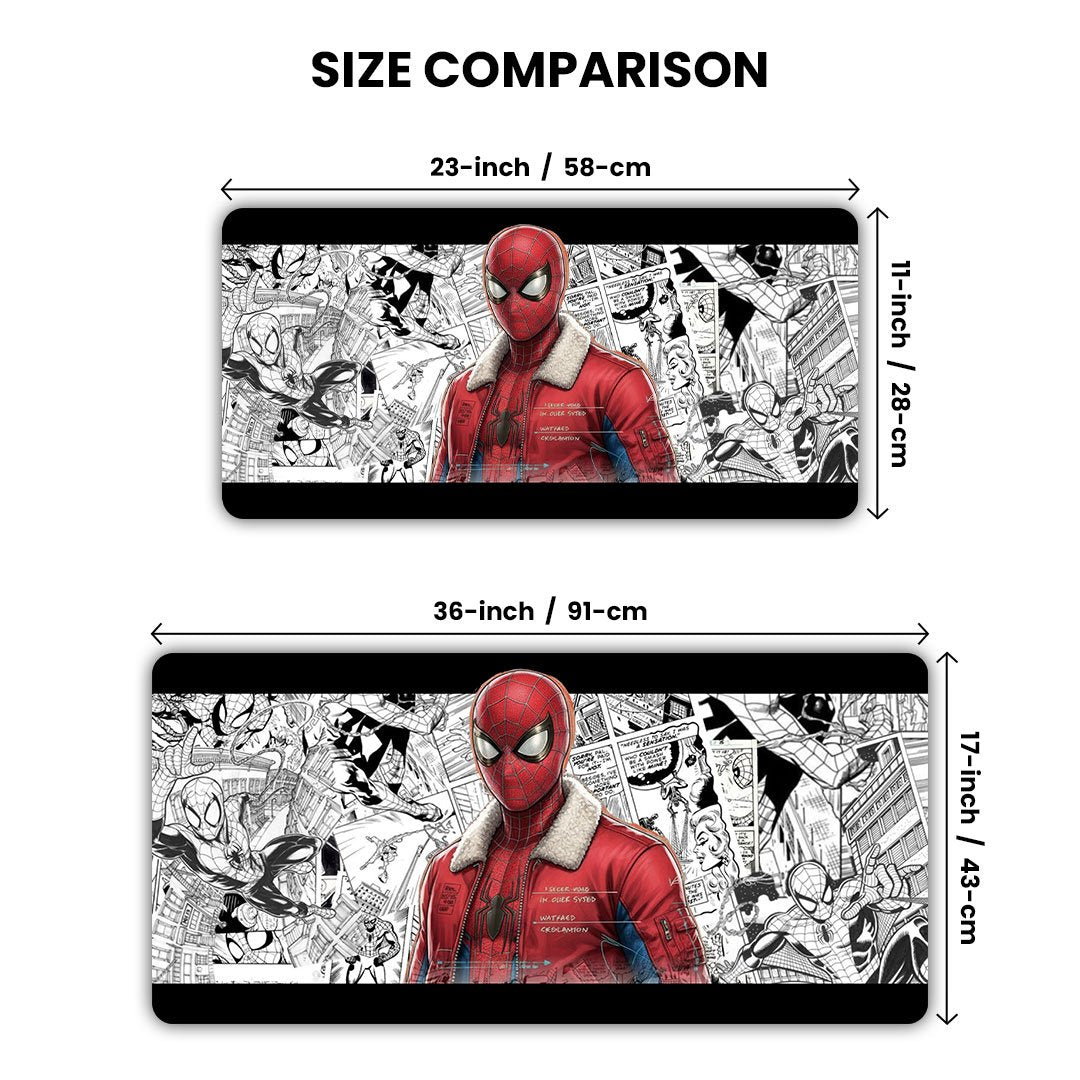 Spider Man Comic Strip Gaming Desk Mat