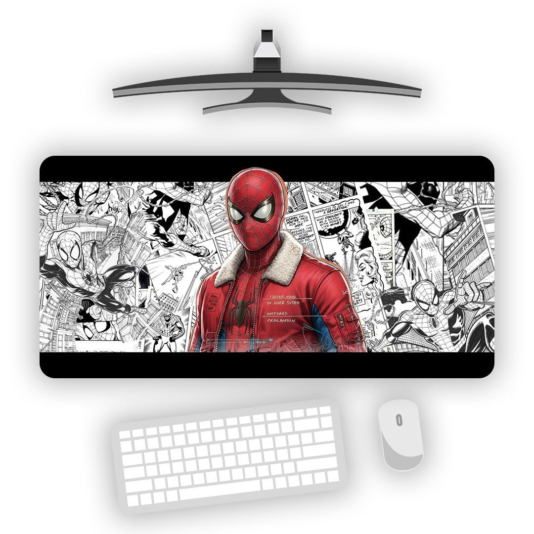 Spider Man Comic Strip Gaming Desk Mat