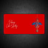 Vibing Like Spidey Man Gaming Desk Mat