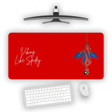 Vibing Like Spidey Man Gaming Desk Mat
