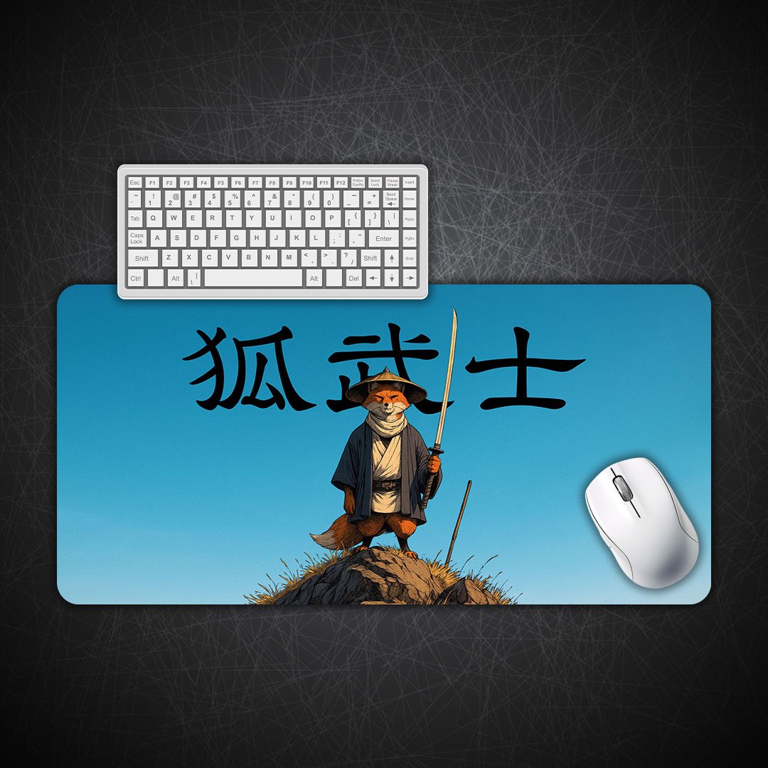 Fox Samurai Legends Gaming Desk Mat