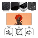 Red Moon Ronin Gaming Desk Mat