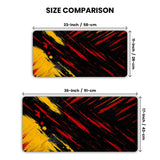 Abstract Fury Gaming Desk Mat