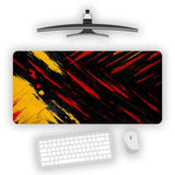 Abstract Fury Gaming Desk Mat