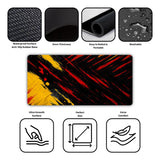 Abstract Fury Gaming Desk Mat