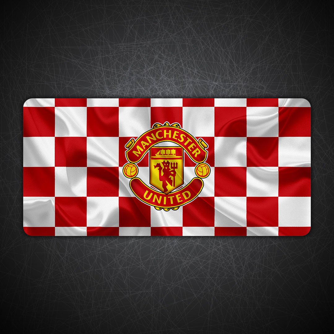 Manchester United FC Red & White Premium Desk Mat
