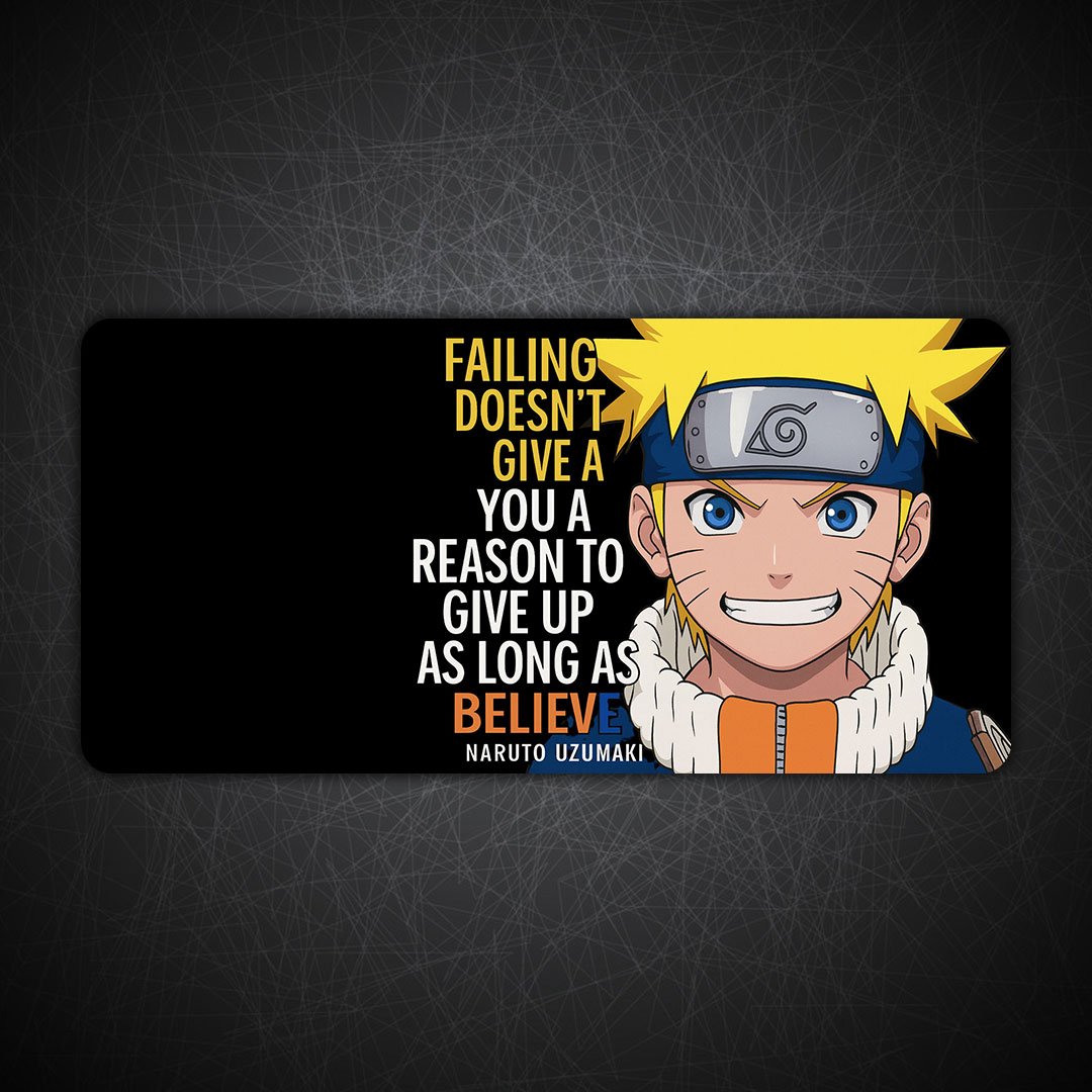 Naruto Anime Drak Edition Gaming Desk Mat
