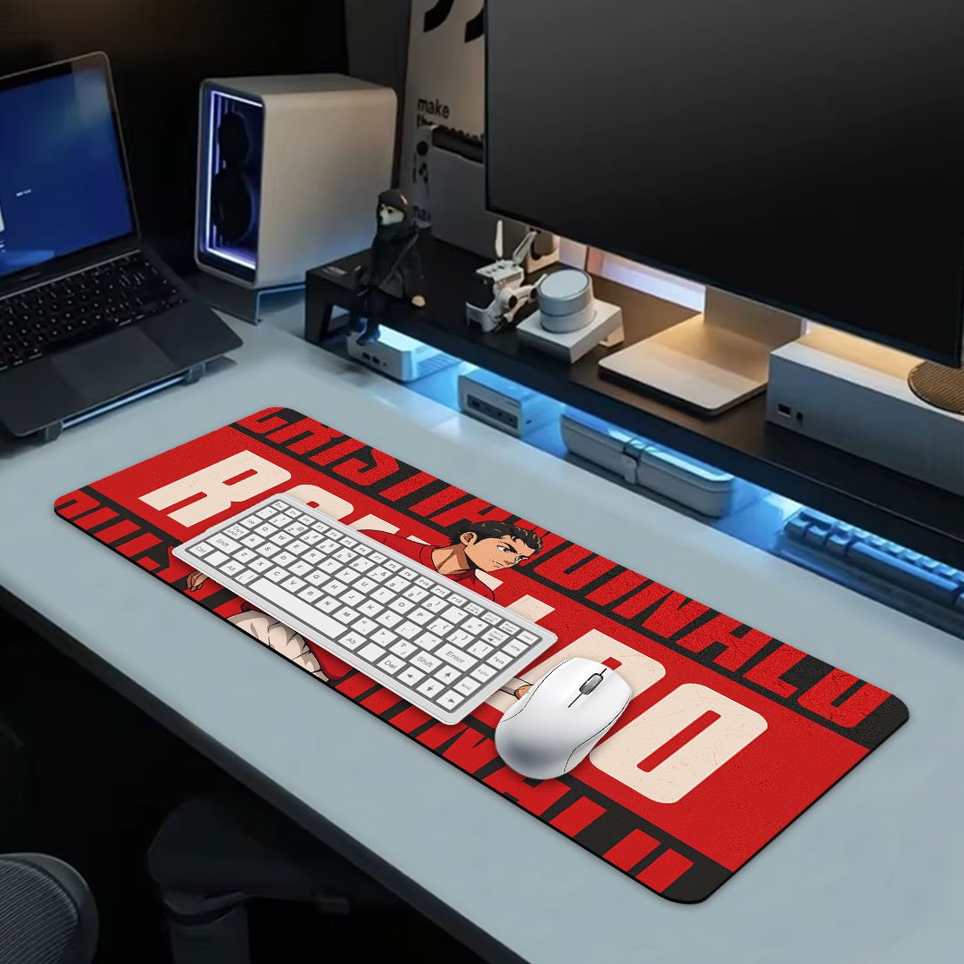 Ronaldo Red Royal Gaming Desk Mat
