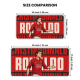 Ronaldo Red Royal Gaming Desk Mat