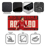 Ronaldo Red Royal Gaming Desk Mat