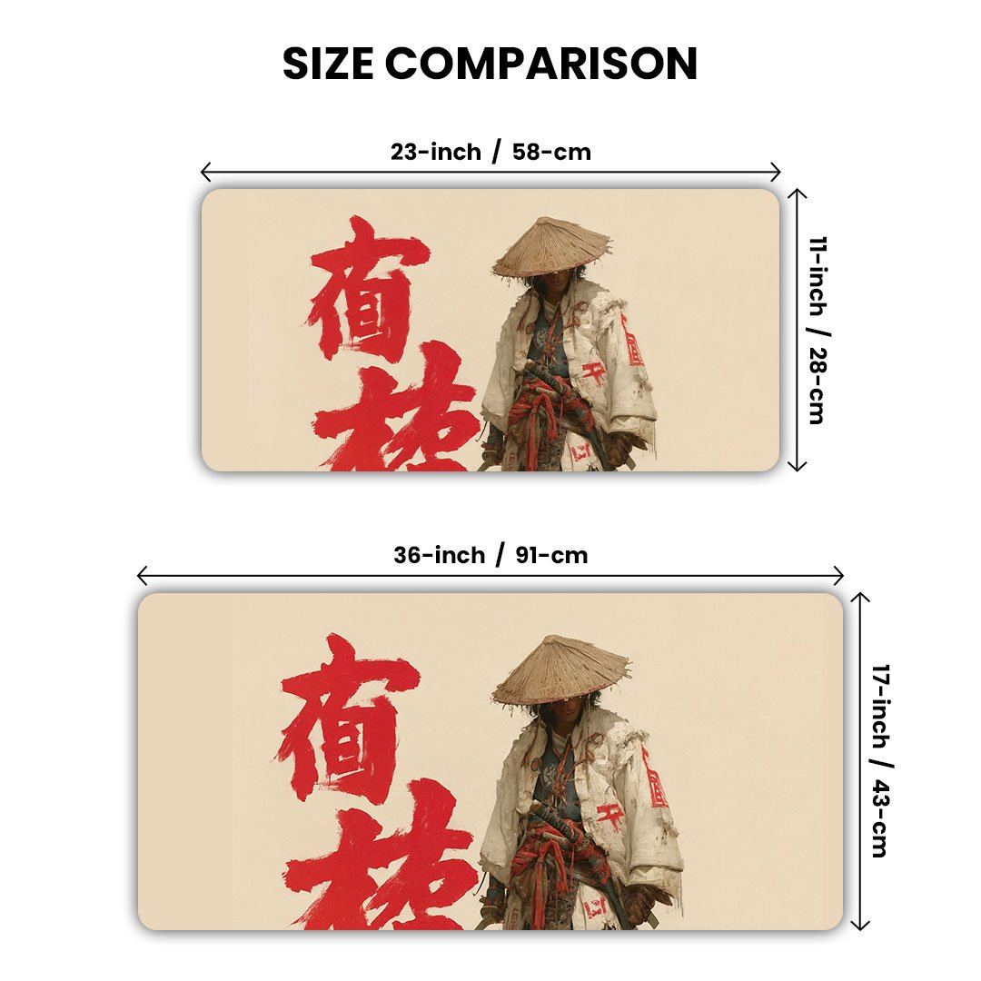 Ronin Samurai Gaming Desk Mat