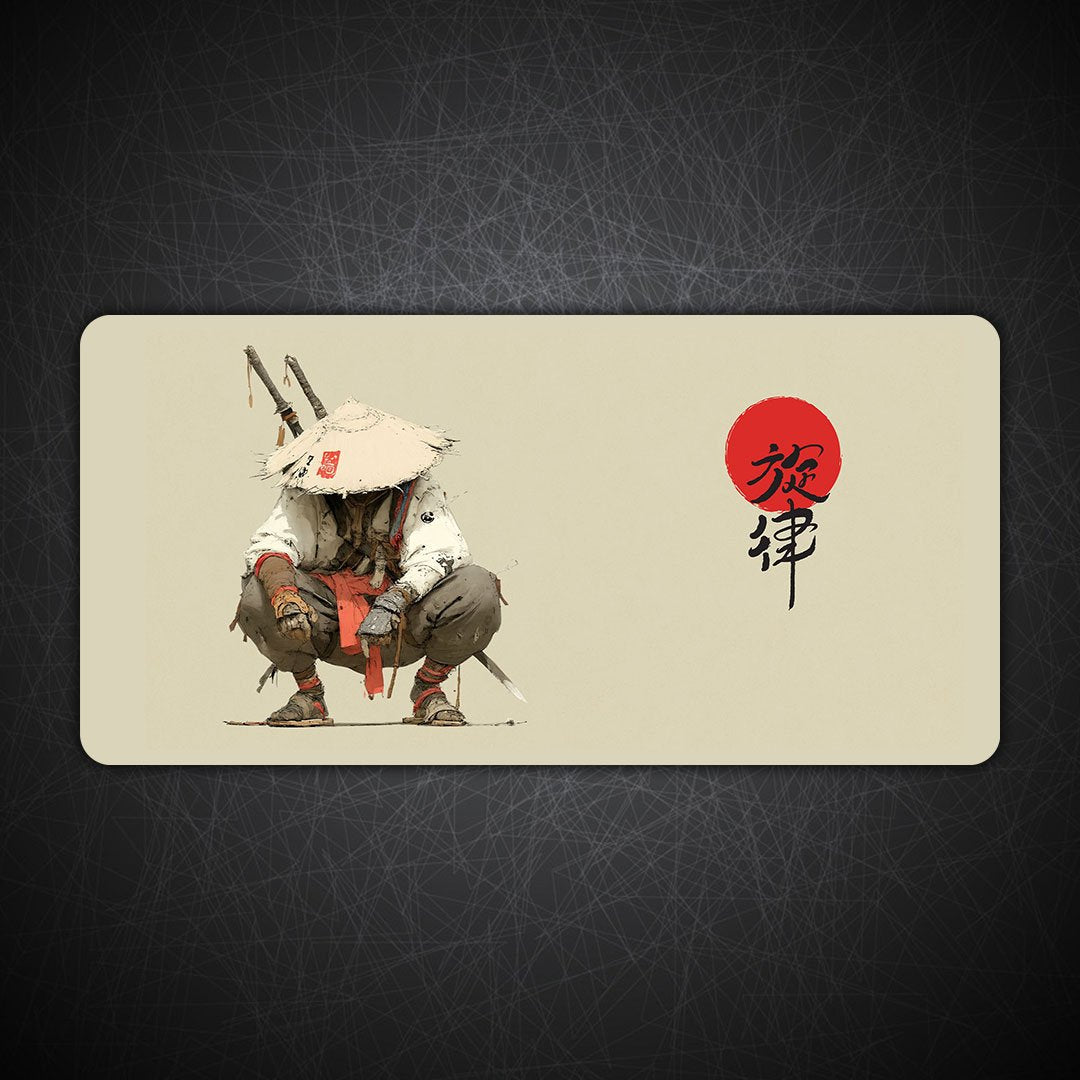 Japanese Samurai Gaming Desk Mat