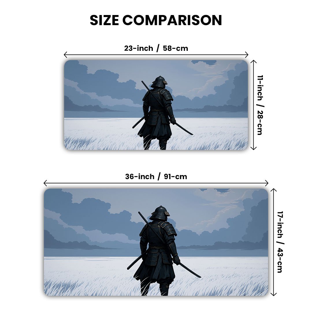 Silent Ronin Samurai Gaming Desk Mat