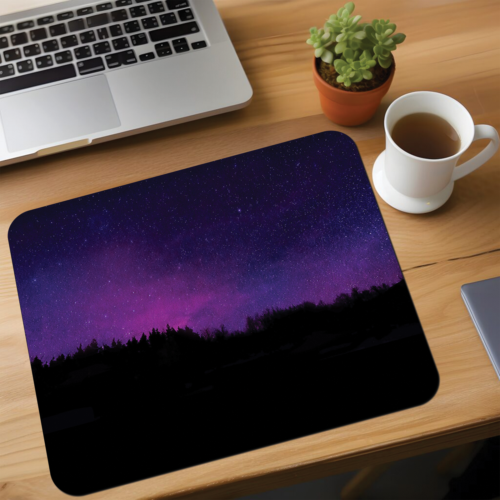 Tress Silhouette Mouse Pad