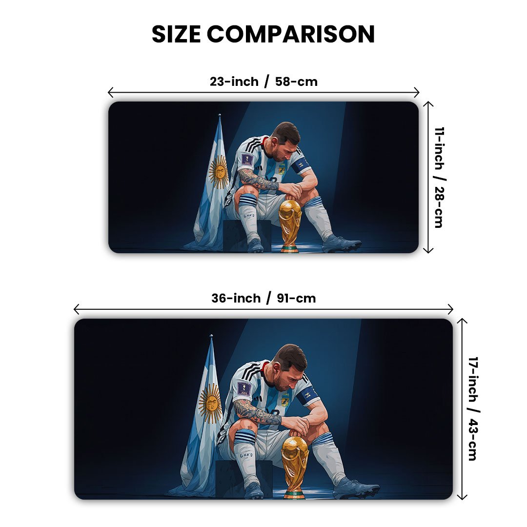 Messi World Cup Gaming Desk Mat