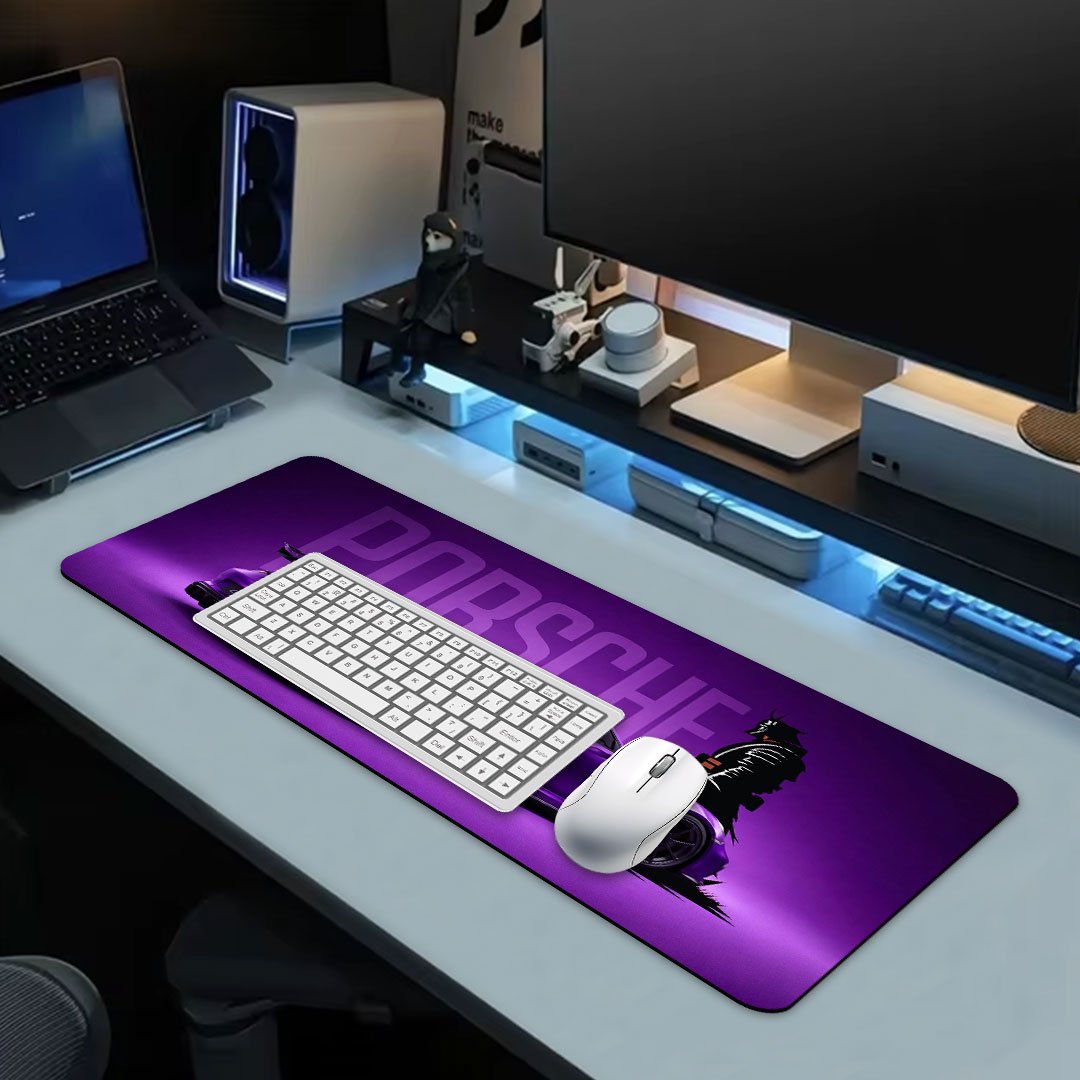 Porsche 911 GT3 RS Purple Edition Gaming Desk Mat