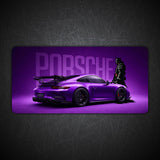Porsche 911 GT3 RS Purple Edition Gaming Desk Mat