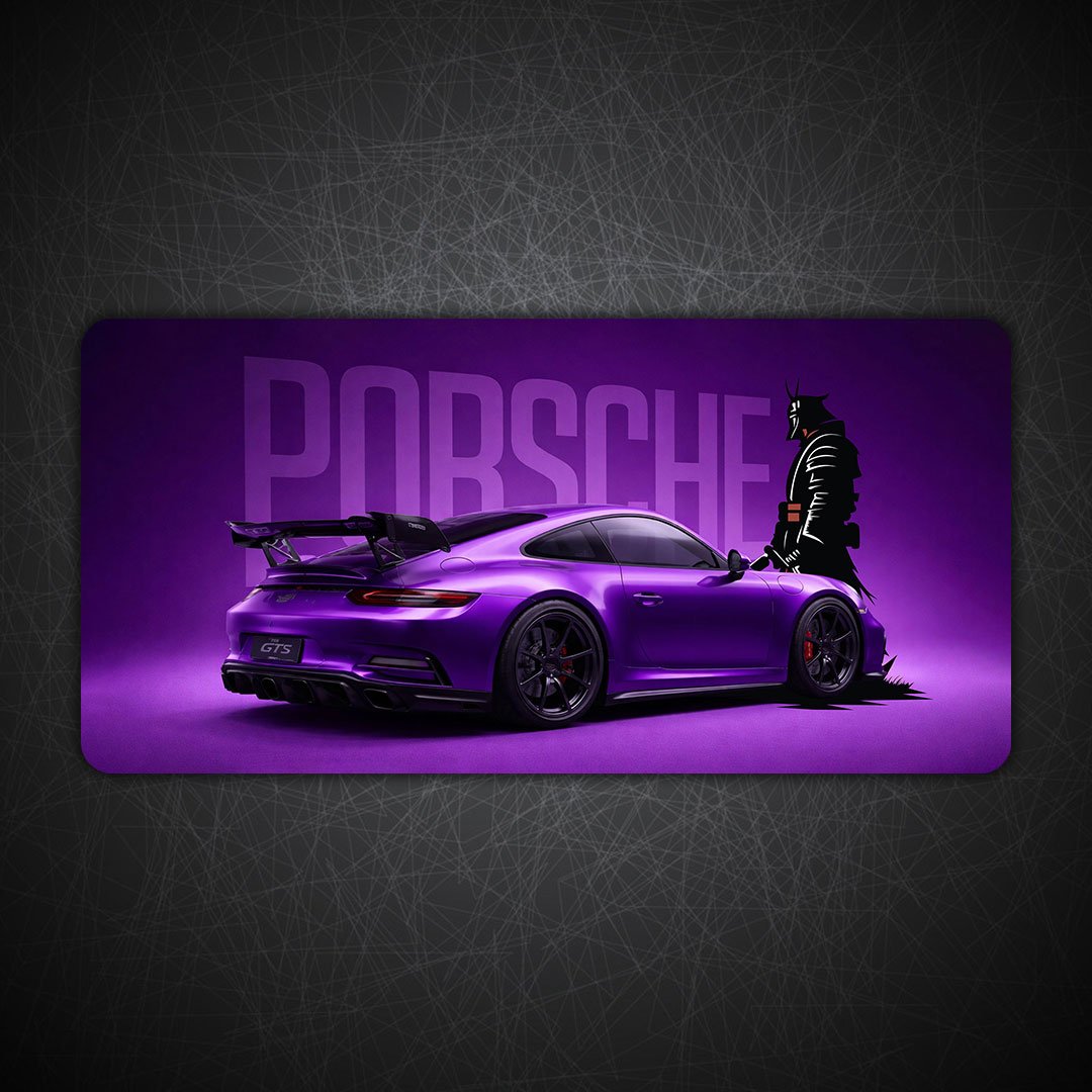 Porsche 911 GT3 RS Purple Edition Gaming Desk Mat