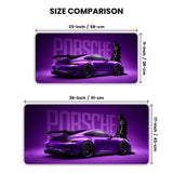 Porsche 911 GT3 RS Purple Edition Gaming Desk Mat
