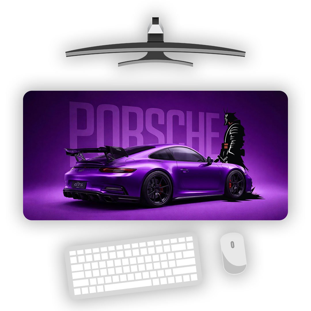 Porsche 911 GT3 RS Purple Edition Gaming Desk Mat