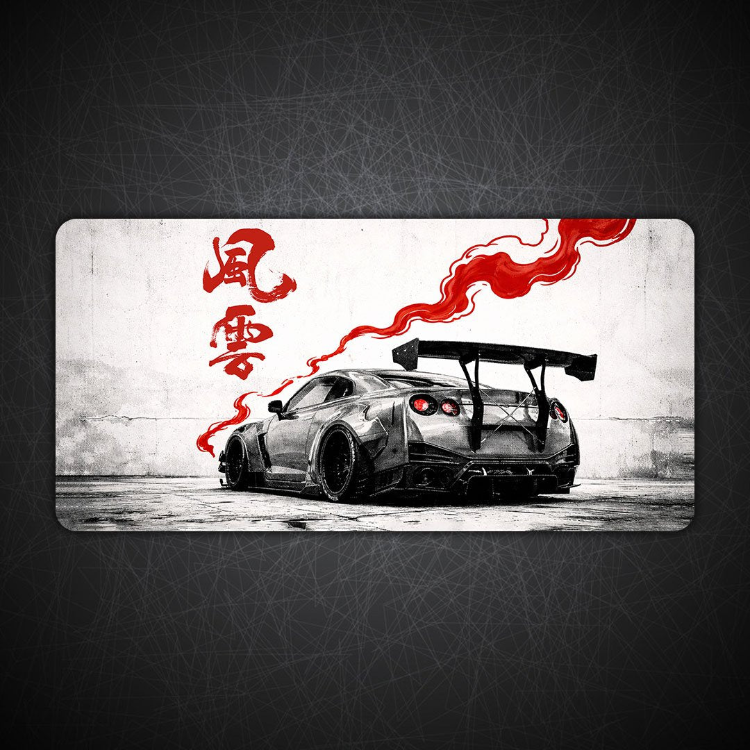 Nissan GT-R Godzilla Gaming Desk Mat