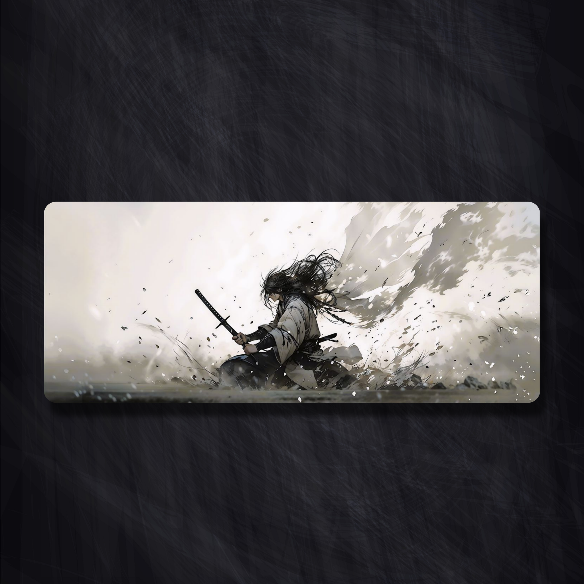 Samurai Art Gaming Desk Mat