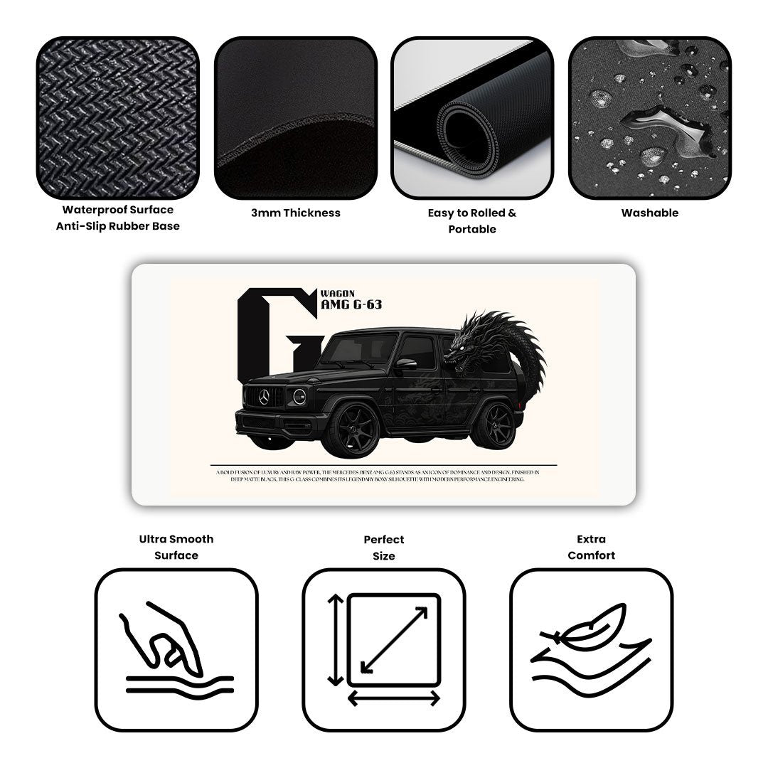 G Wagon AMG G63 Gaming Desk Mat