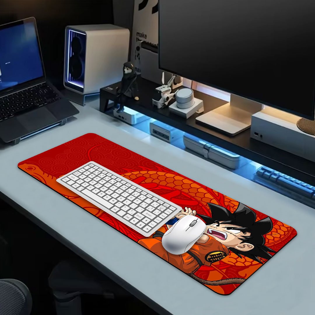 Kid Goku Tiny Titan Dragon Pulse Edition Gaming Desk Mat