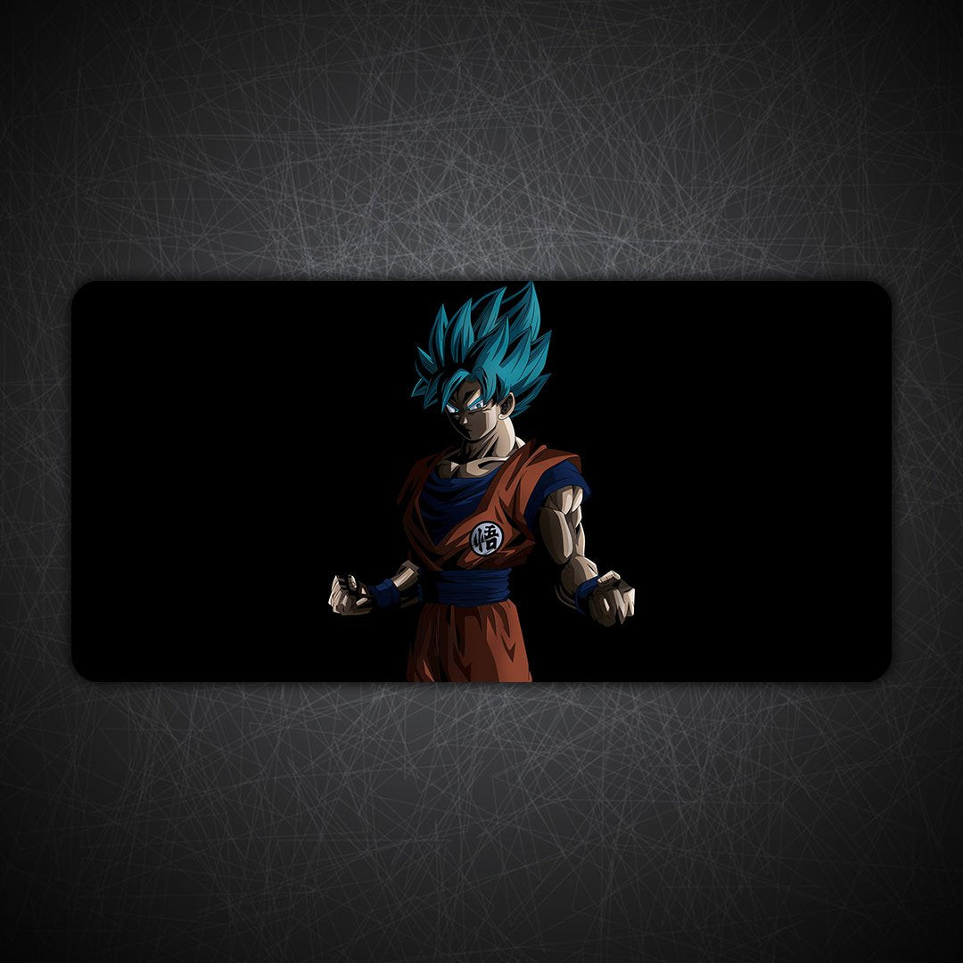 Son Goku Super Saiyan God Gaming Desk Mat