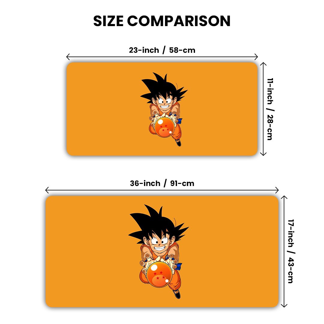 Kid Goku Little Legend Dragon Ball Z Gaming Desk Mat