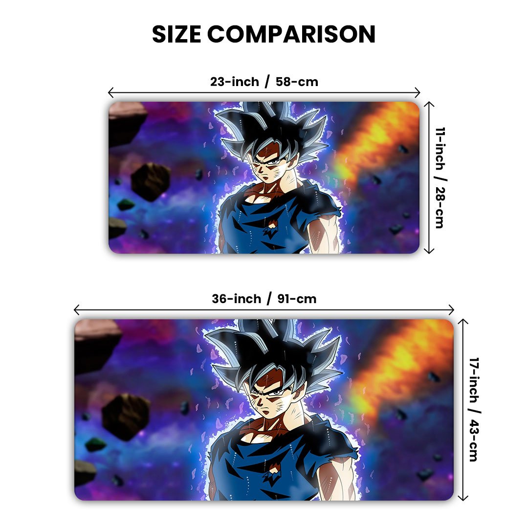 Goku Ultra Instinct Warrior Gaming Desk Mat
