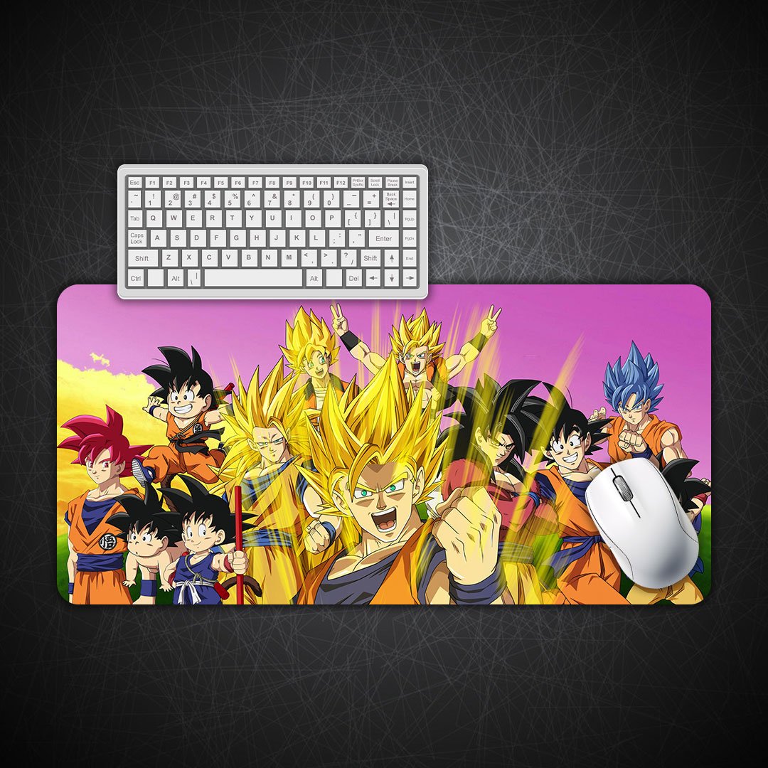 Dragon Ball Z Goku Super Saiyan Gaming Desk Mat