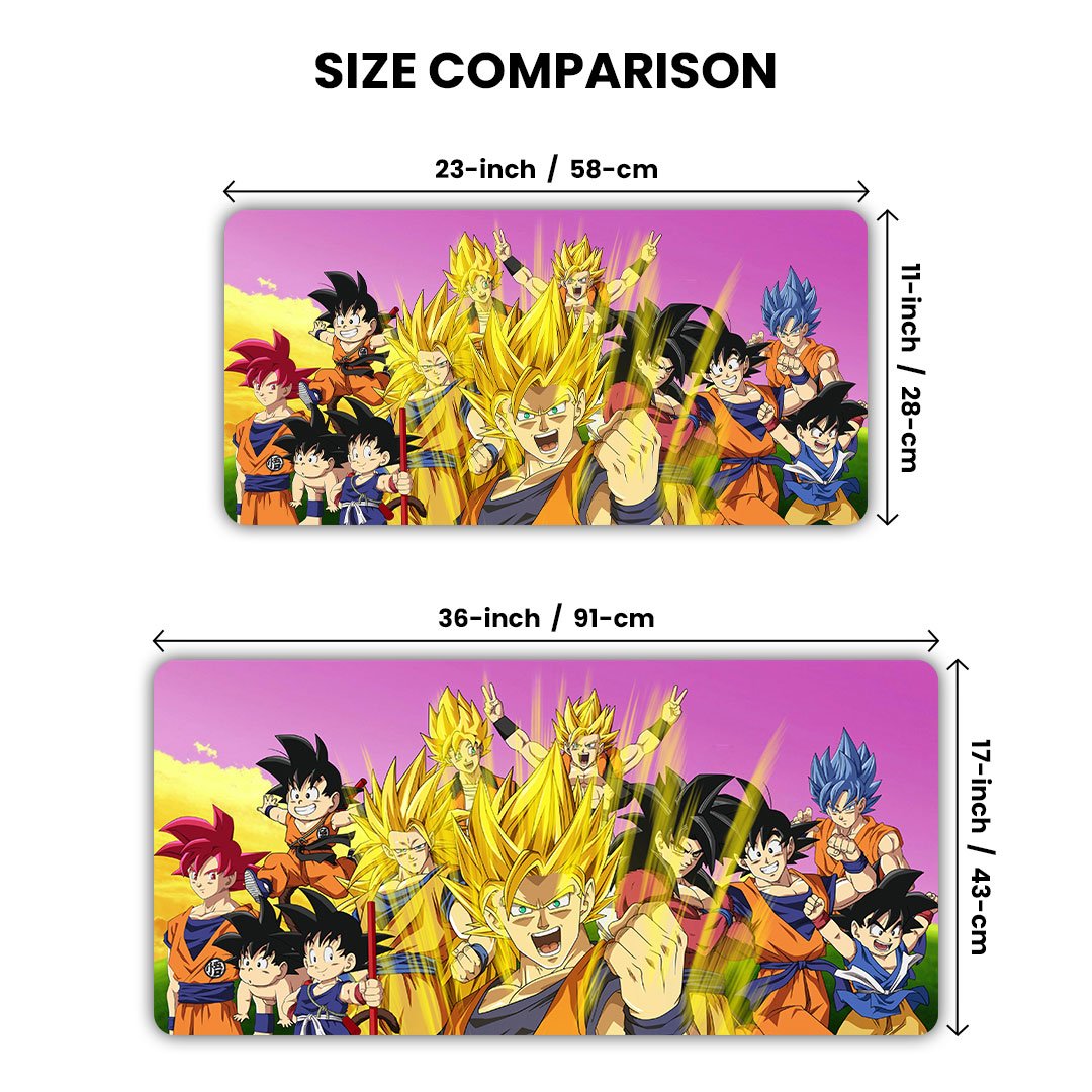 Dragon Ball Z Goku Super Saiyan Gaming Desk Mat