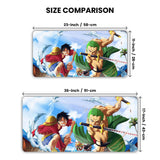 Zoro and Luffy in Fight One Piece Gaming Desk Mat