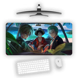 One Piece Luffy, Sanji and Zoro Gaming Desk Mat