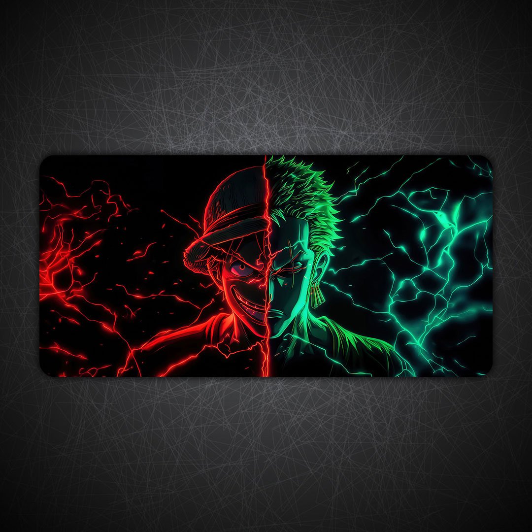 Monkey D. Luffy vs Roronoa Zoro Gaming Desk Mat