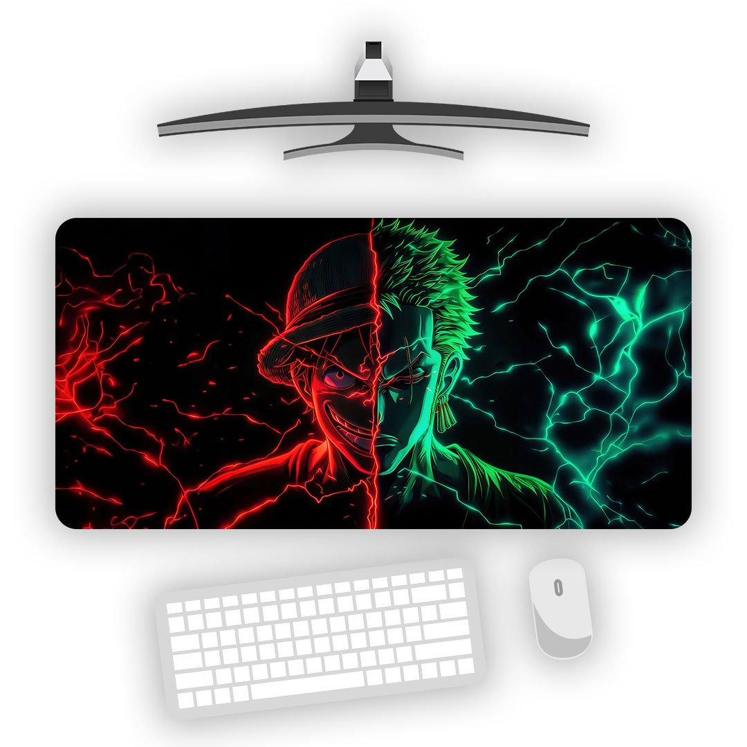 Monkey D. Luffy vs Roronoa Zoro Gaming Desk Mat