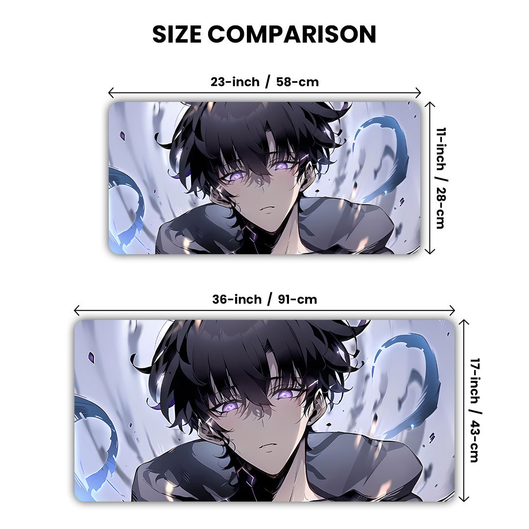 Solo Leveling Sung Jinwoo Gaming Desk Mat