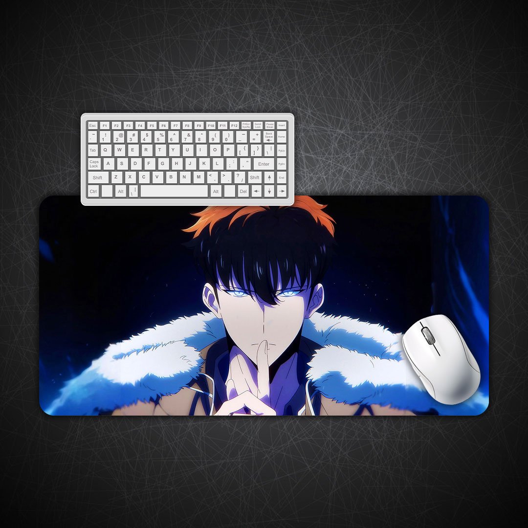 Solo Leveling Sung Jinwoo Season 2 gaming desk mat