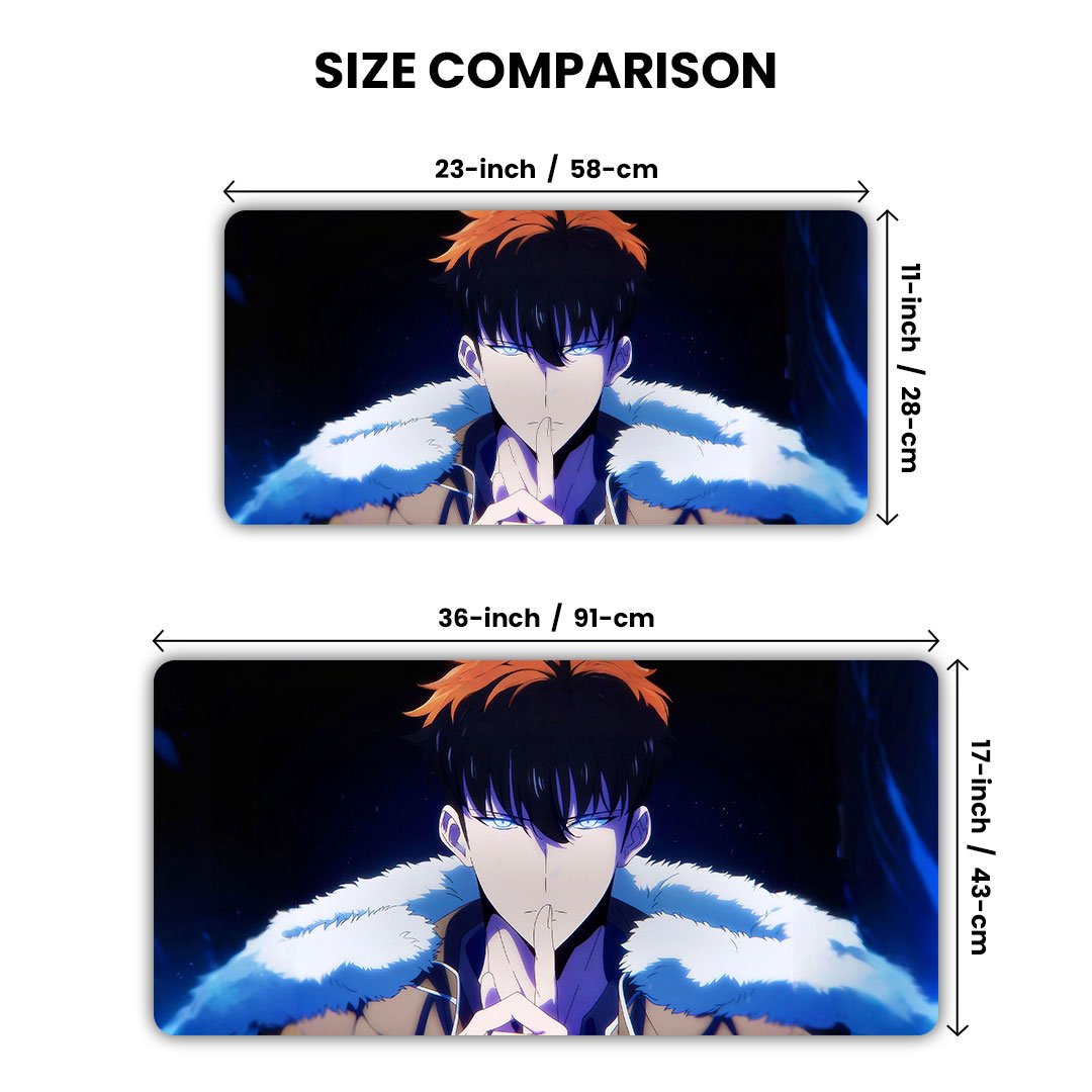 Solo Leveling Sung Jinwoo Season 2 gaming desk mat