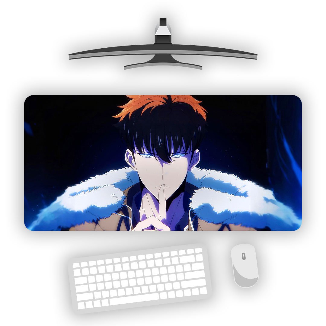 Solo Leveling Sung Jinwoo Season 2 gaming desk mat