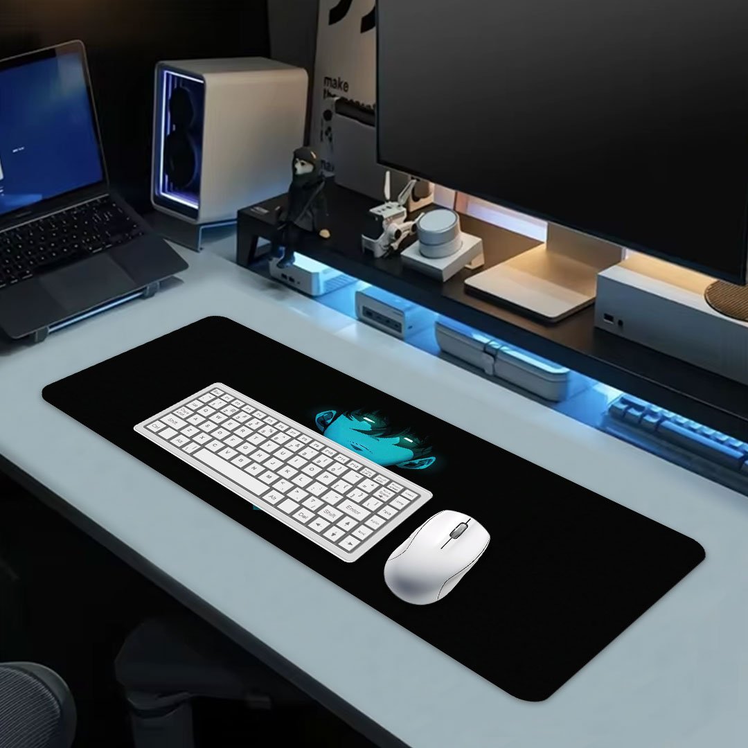 Solo Leveling Sung Jinwoo Shadow Power Gaming Desk Mat