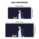 Level but it's lofi Solo Leveling Gaming Desk Mat